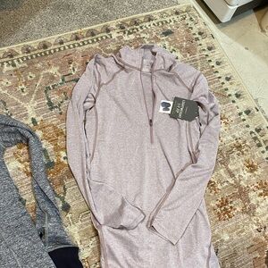 REI Light Purple Quarter-Zip Pullover